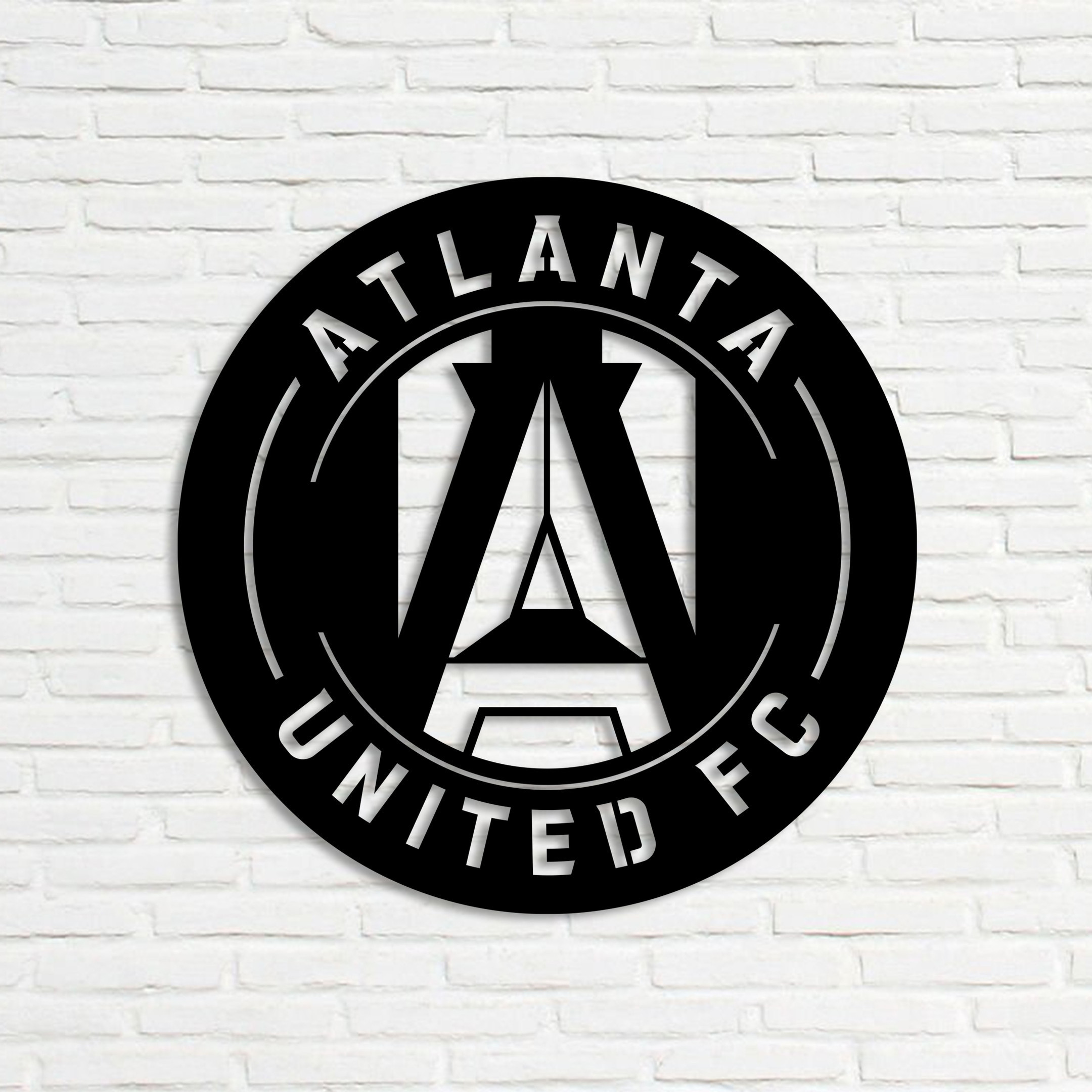 Atlanta United FC Logo Metal Sign LED Light MLS Wall Art Home Decor