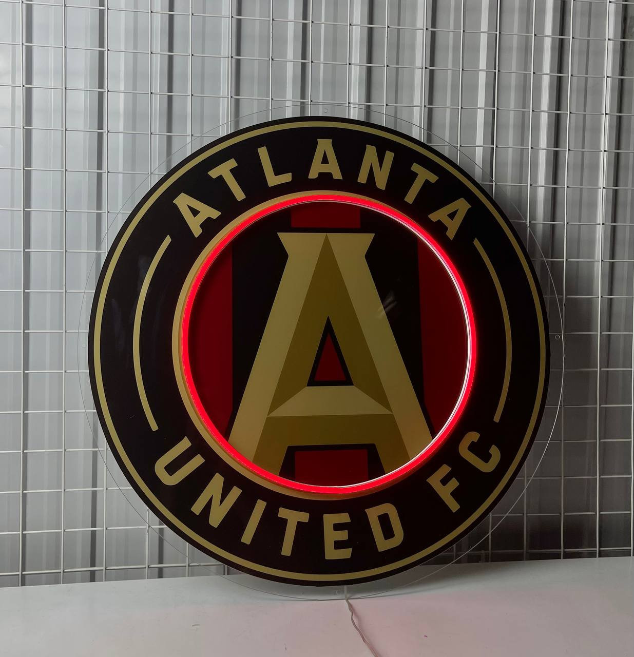Atlanta United FC Neon LED Sign MLS Fan Acrylic Artwork Wall Art Home Decor