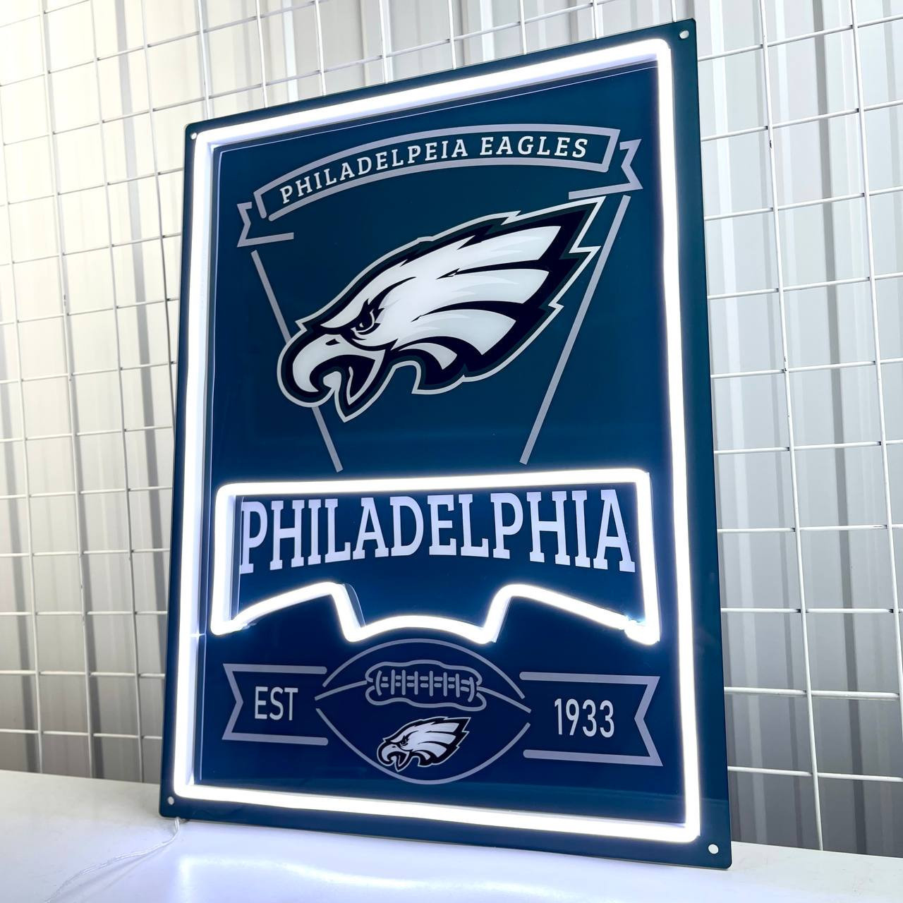 Custom Philadelphia Eagles Neon LED Sign NFL Acrylic Artwork Wall Art Home Decor