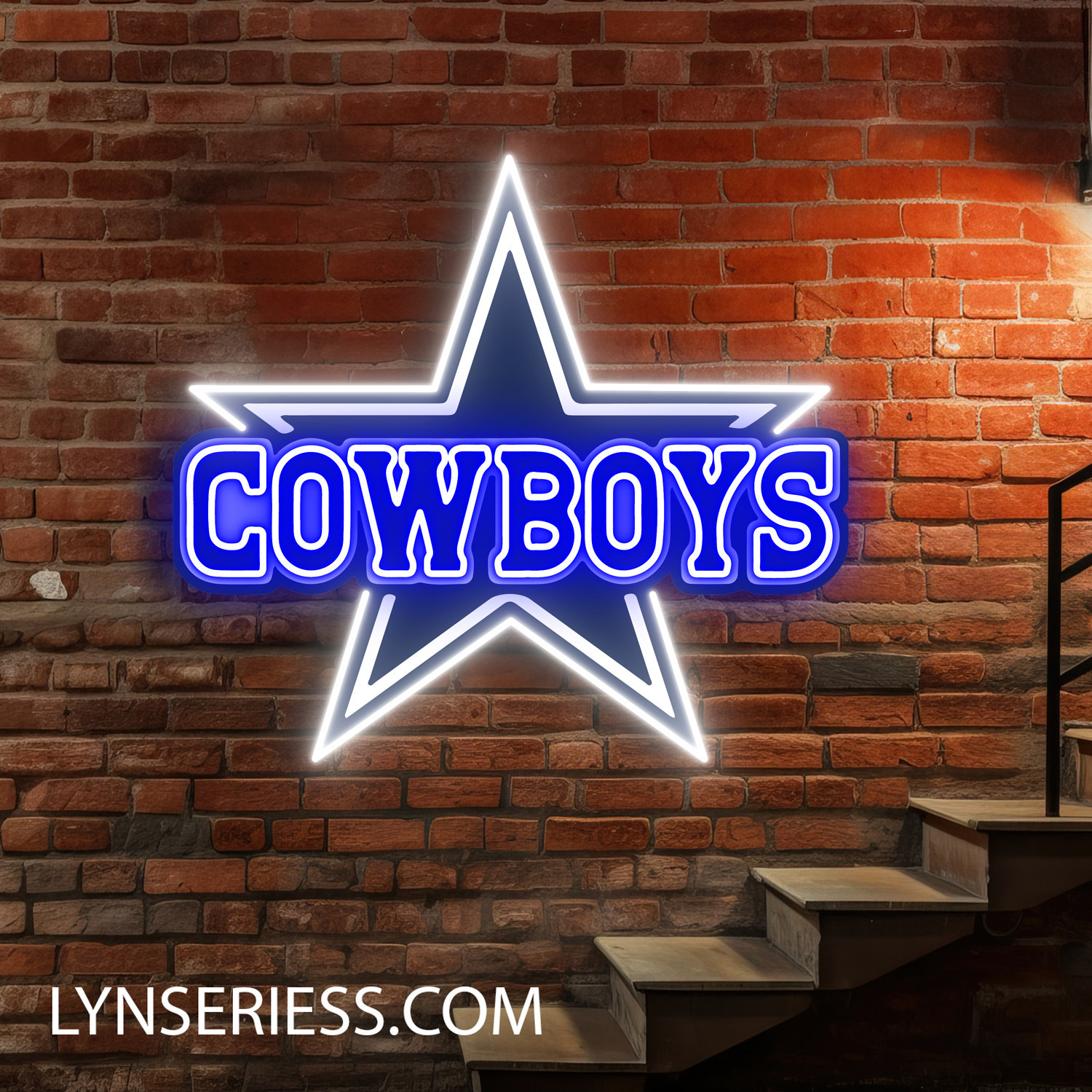 Dallas Cowboys Neon LED Sign NFL Acrylic Artwork Wall Art Home Decor