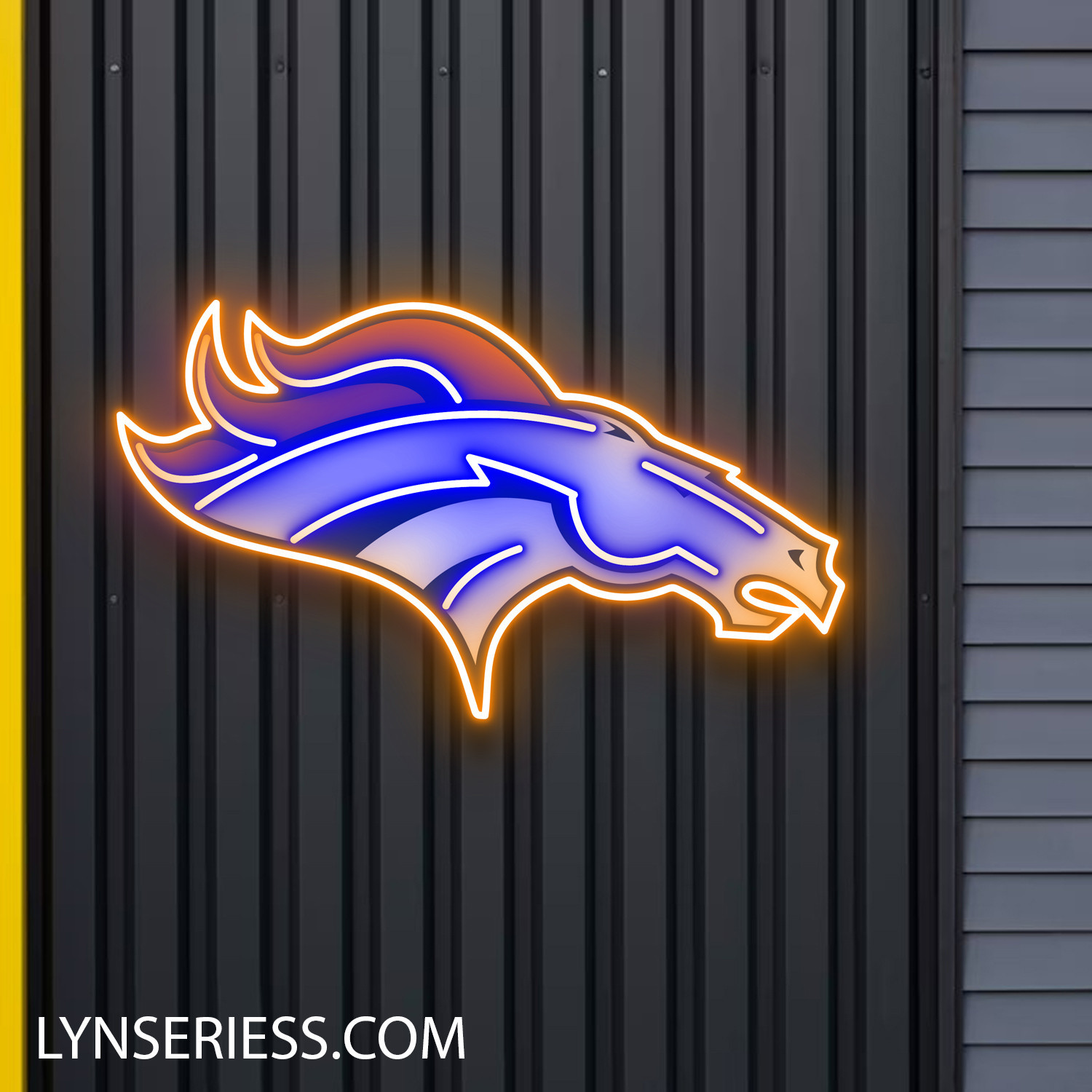 Denver Broncos Neon LED Sign NFL Acrylic Artwork Wall Art Home Decor