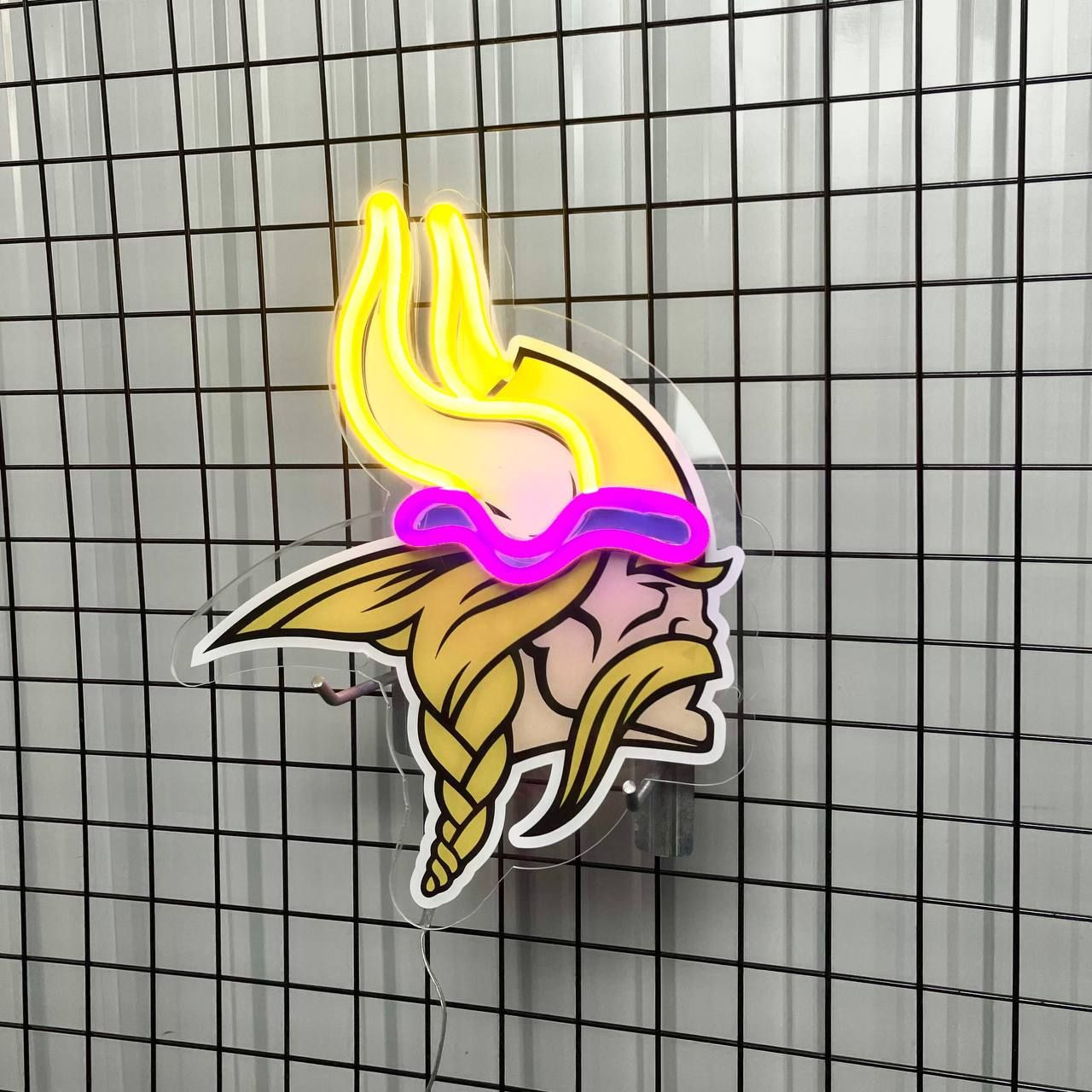 Minnesota Vikings Neon LED Sign NFL Fan Acrylic Artwork Wall Art Home Decor