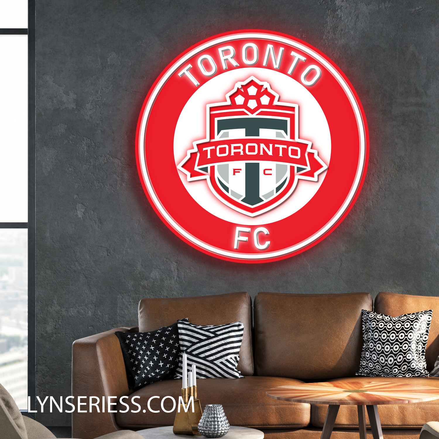 MLS Toronto FC Neon LED Sign Soccer Acrylic Artwork Wall Art Home Decor