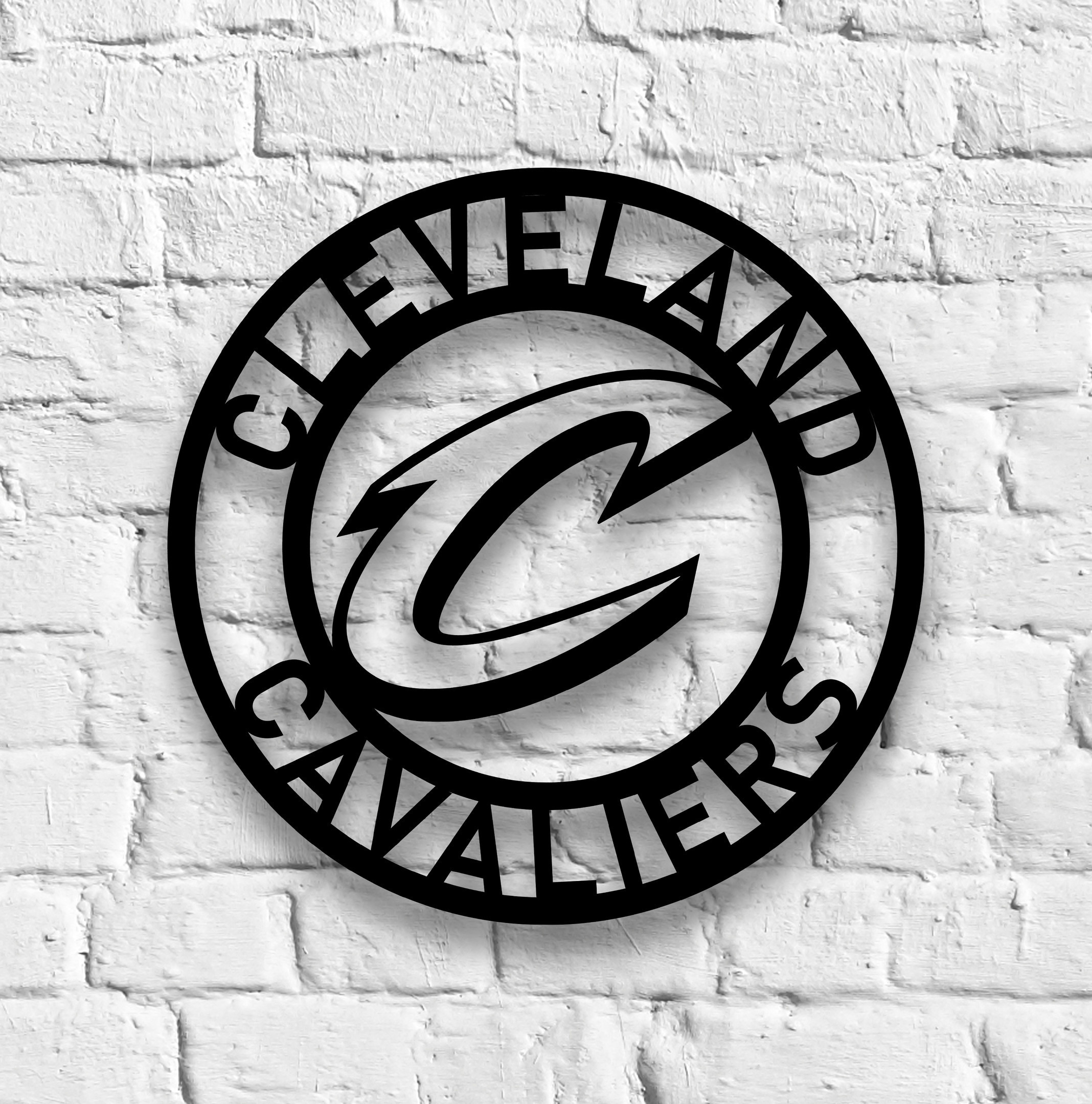 NBA Cleveland Cavaliers Metal Sign LED Light Basketball Wall Art Home Decor