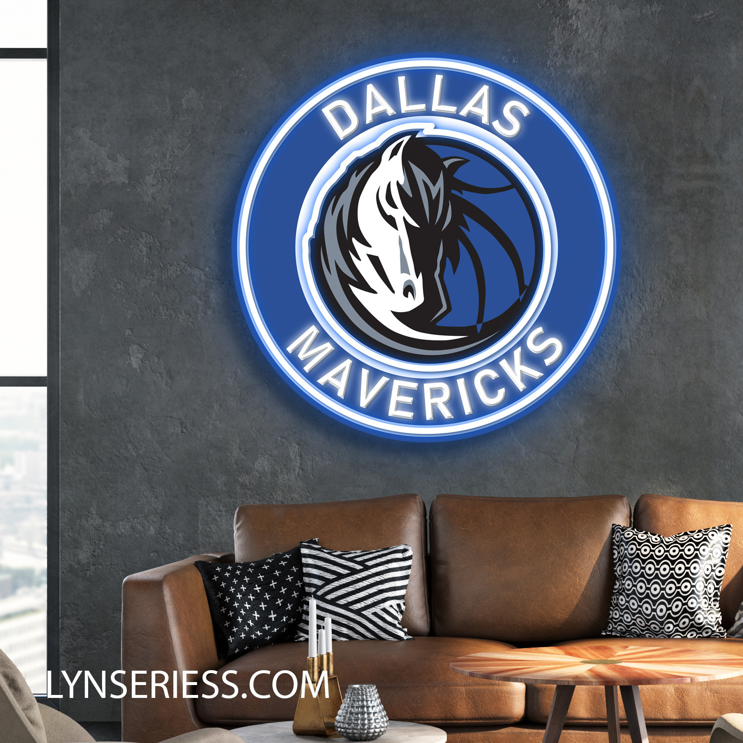 NBA Dallas Mavericks Neon LED Sign Basketball Acrylic Artwork Wall Art Home Decor