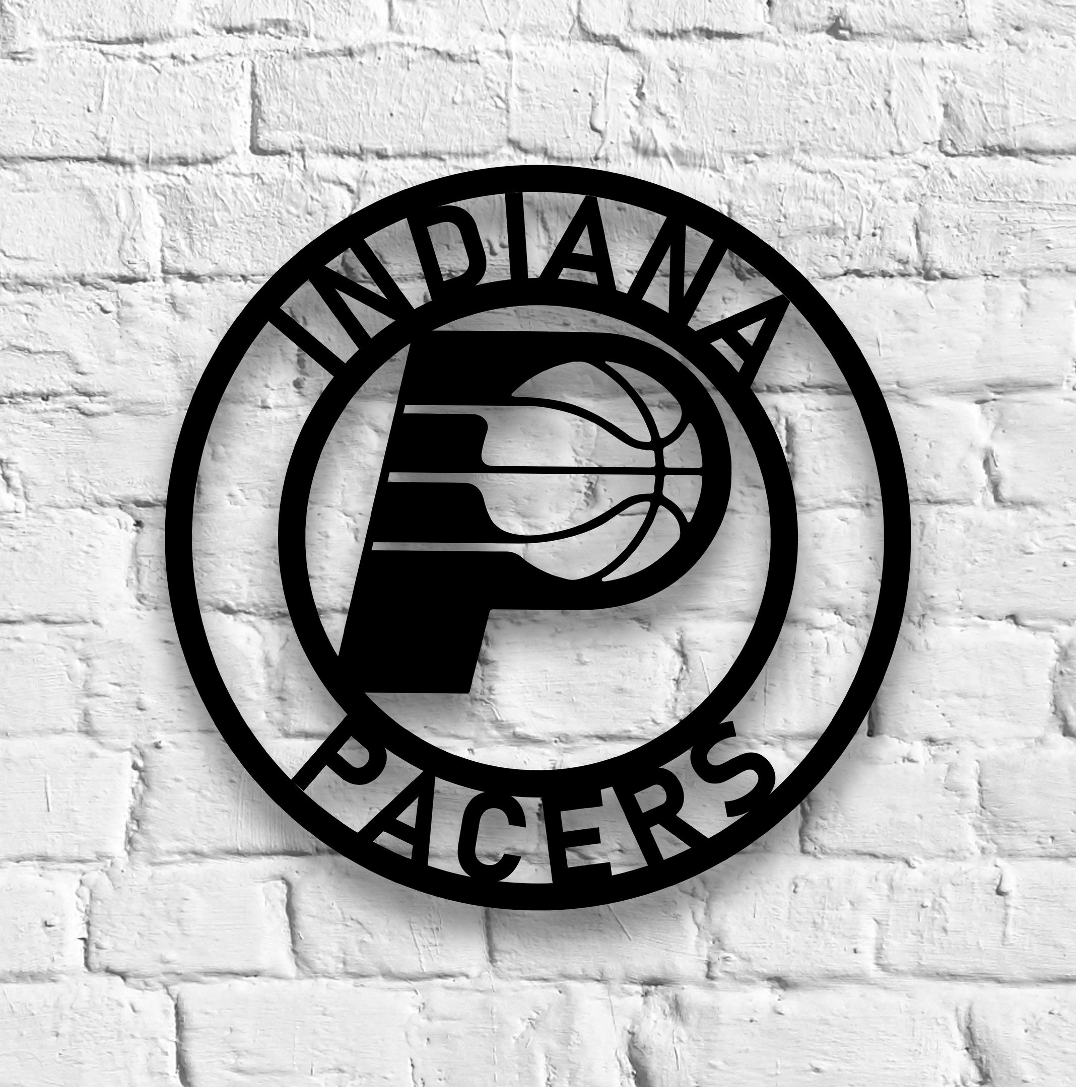 NBA Indiana Pacers Metal Sign LED Light Basketball Wall Art Home Decor