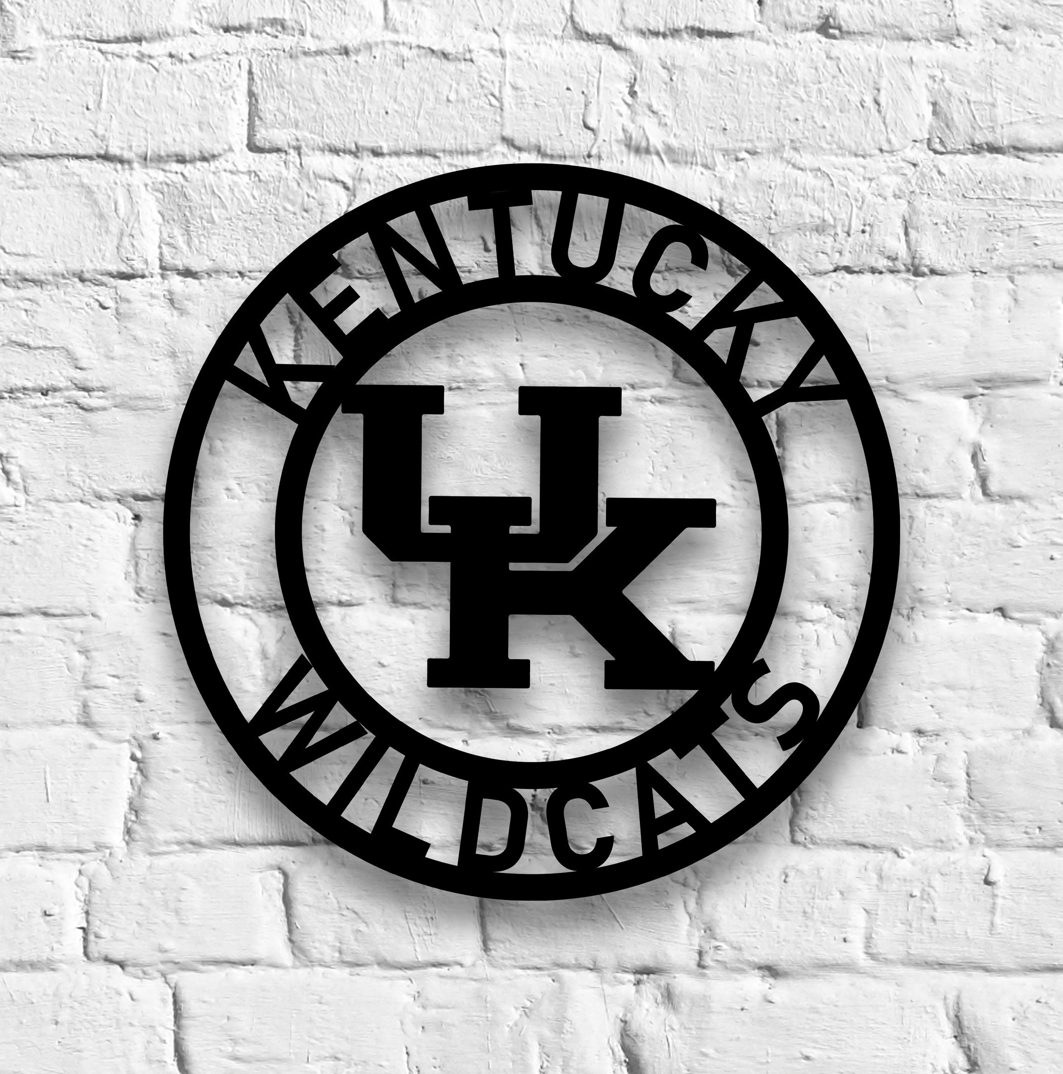 NBA KENTUCKY WILDCATS Metal Sign LED Light Basketball NCAA Wall Art Home Decor