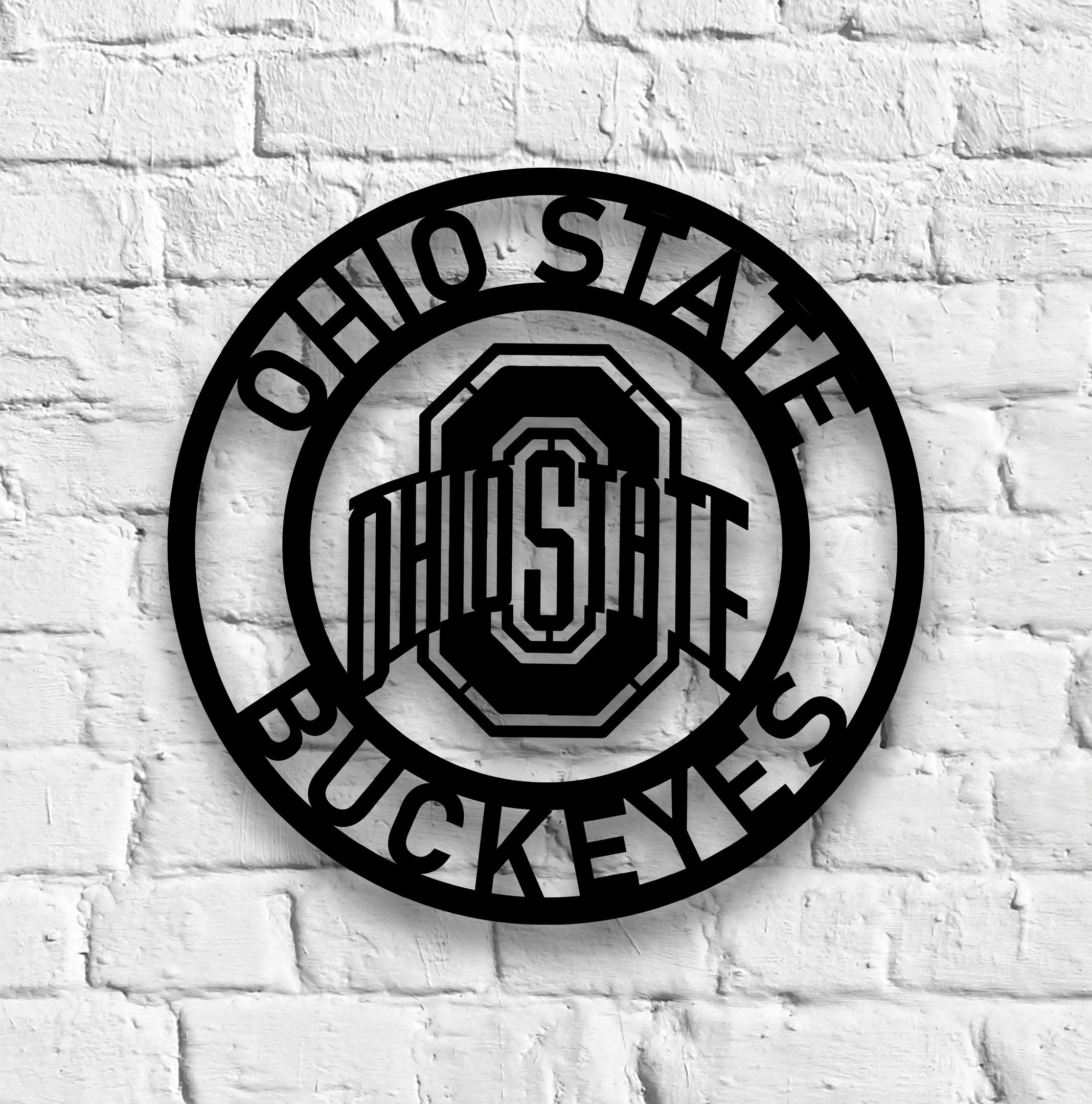 NBA OHIO STATE Metal Sign LED Light Basketball NCAA Wall Art Home Decor