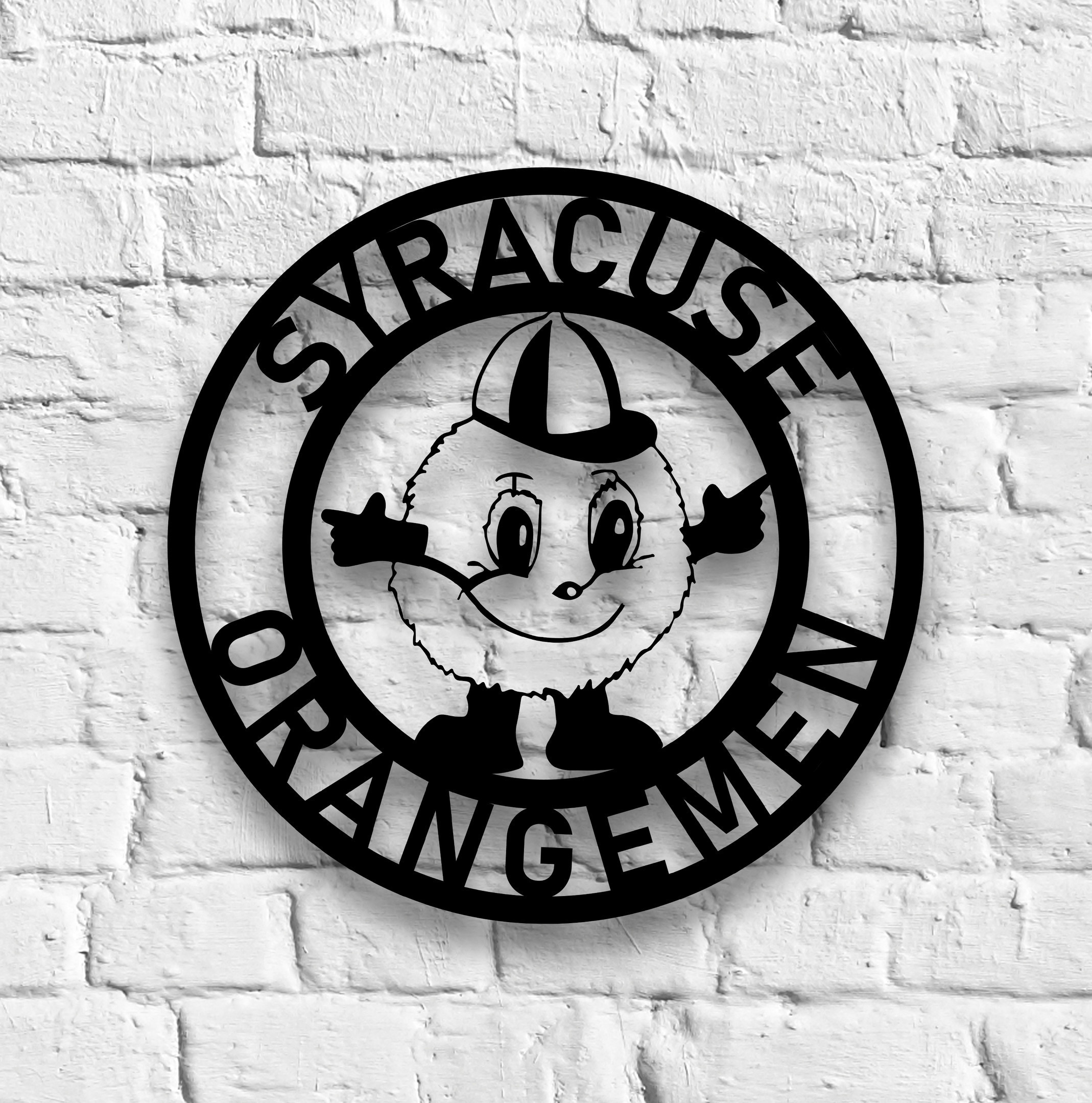 NBA SYRACUSE ORANGEMEN Metal Sign LED Light Basketball NCAA Wall Art Home Decor