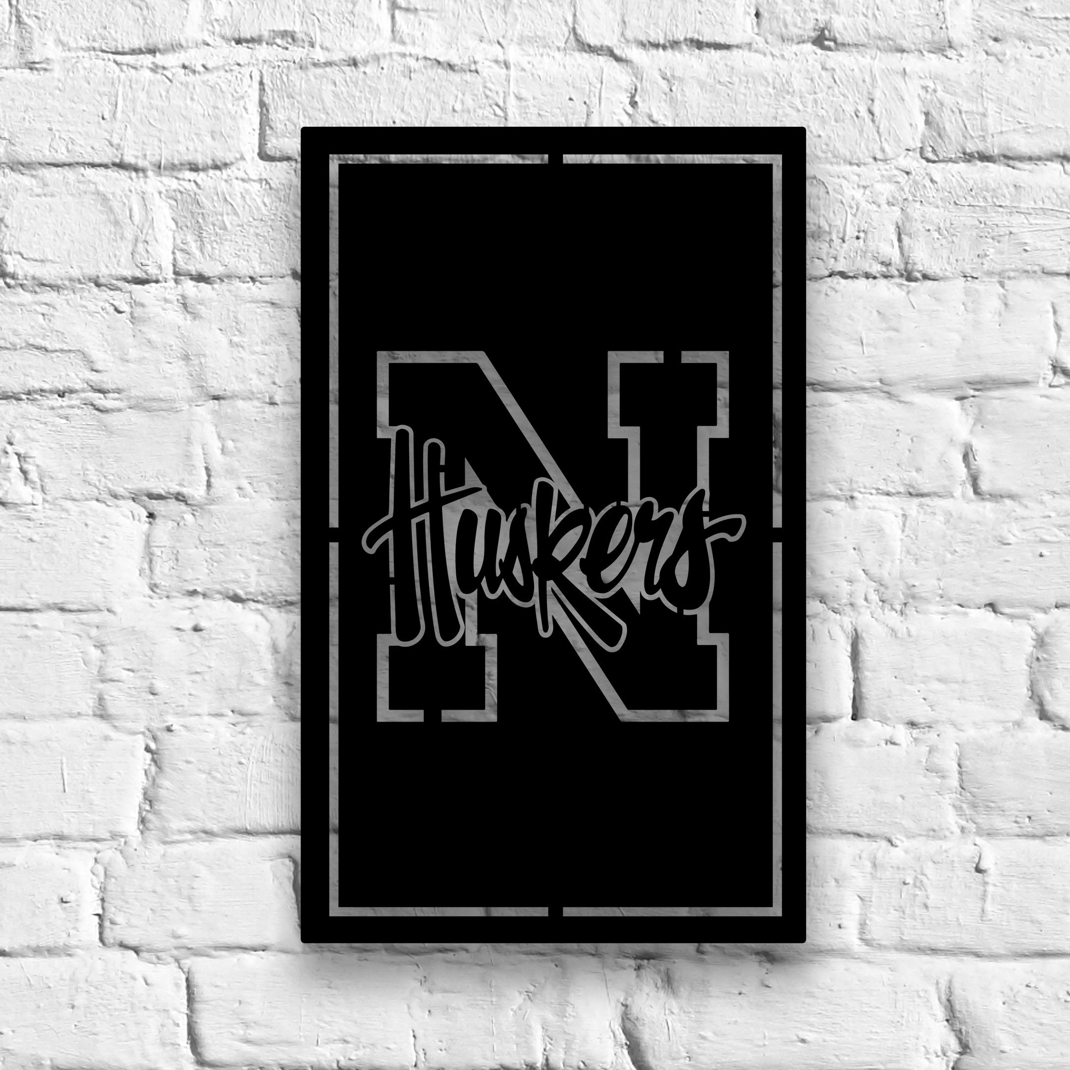 Nebraska Cornhuskers Huskers Metal Sign LED Light Home Bar Wall Art Decor