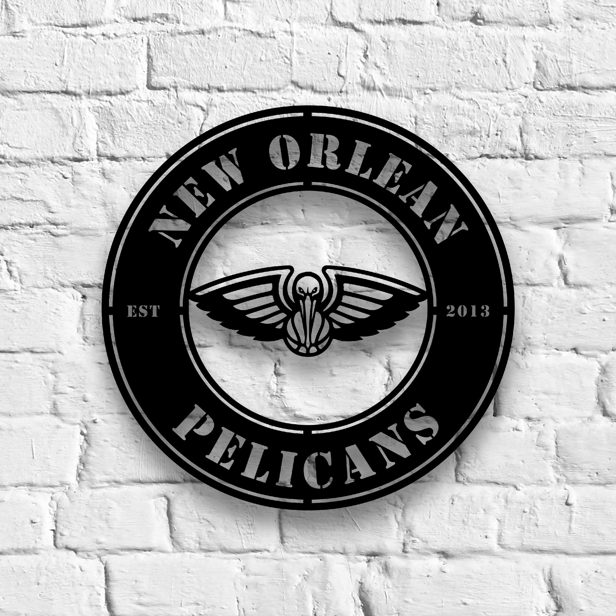 New Orleans Pelicans Metal Sign LED Light NBA Wall Art Home Decor