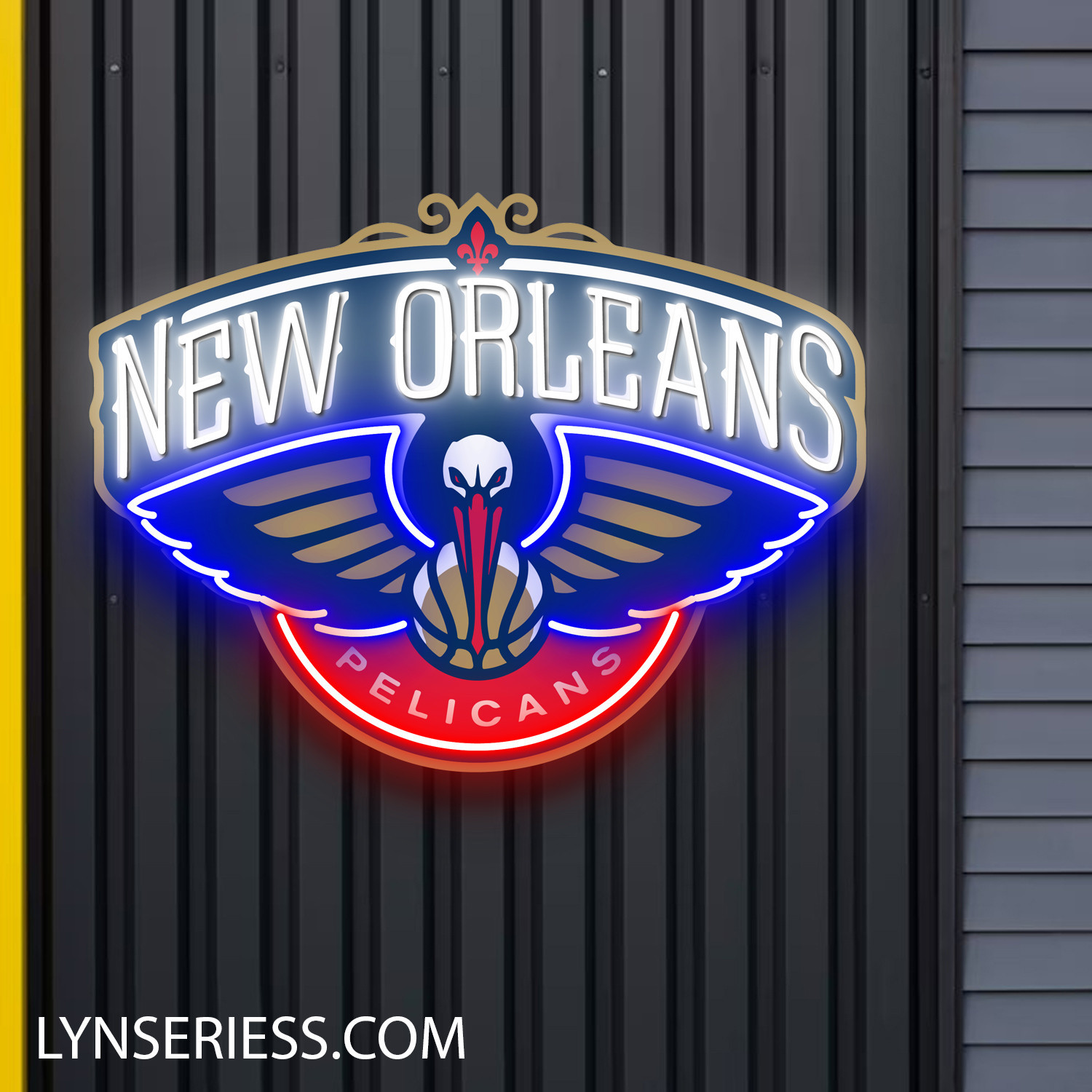 New Orleans Pelicans Neon LED Sign NBA Fan Acrylic Artwork Wall Art Home Decor