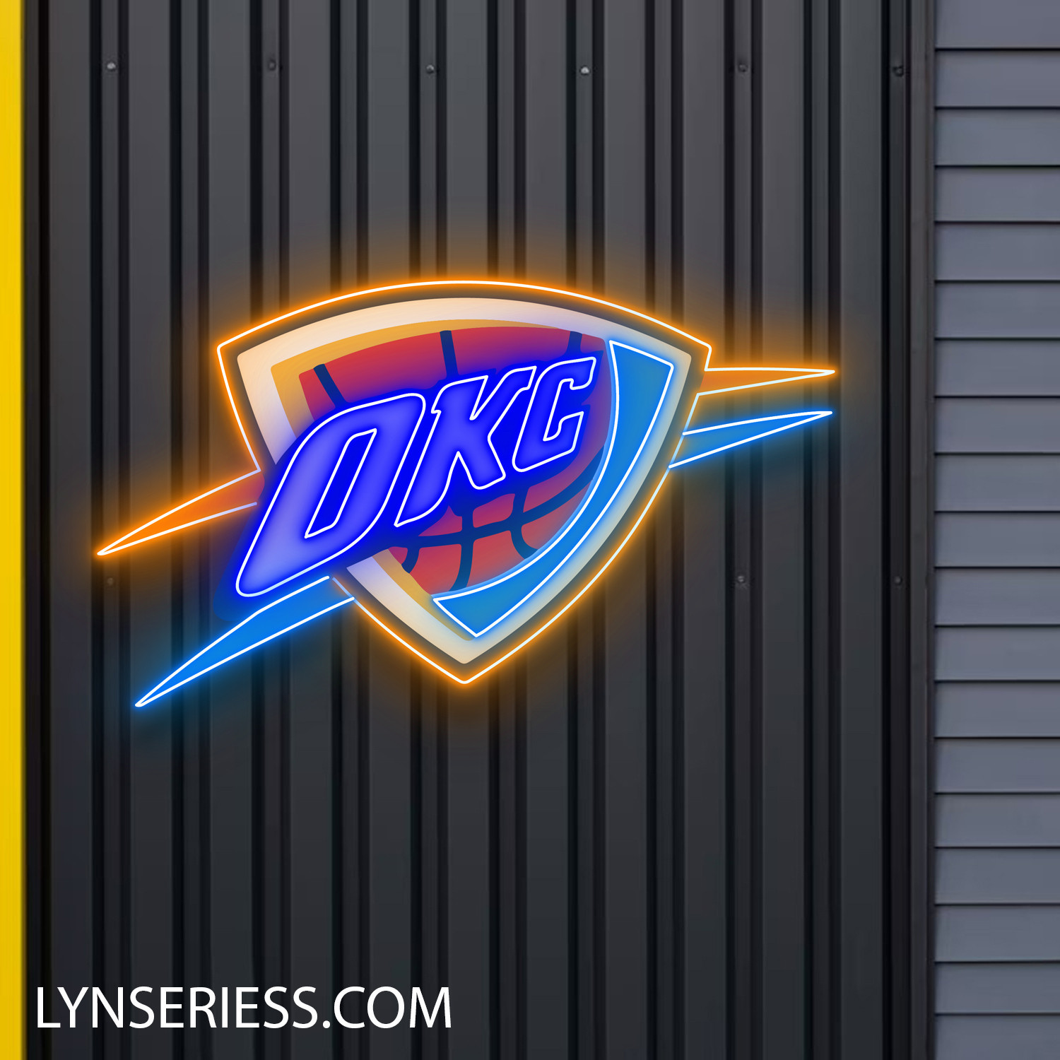 Oklahoma City Thunder Neon LED Sign NBA Fan Acrylic Artwork Wall Art Home Decor