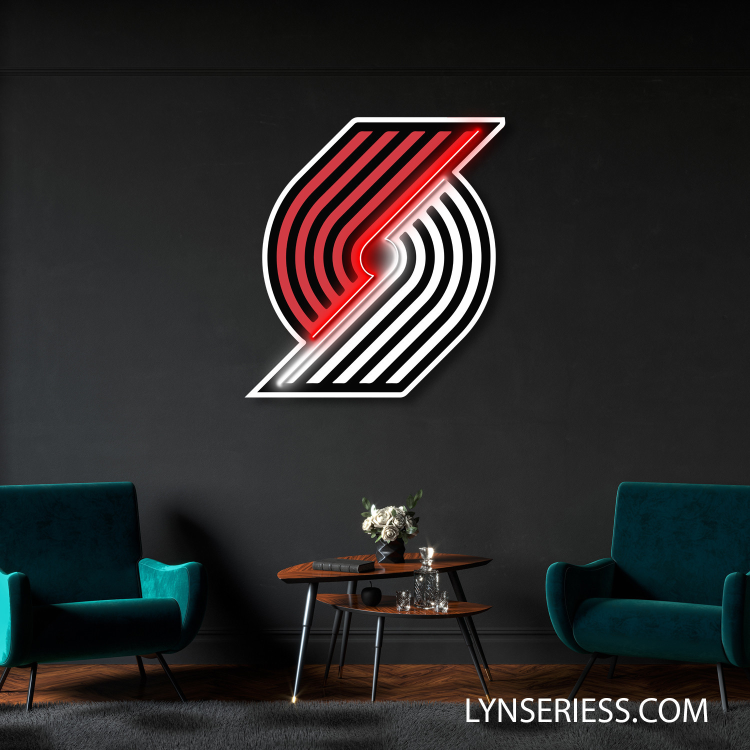 Portland Trail Blazers Neon LED Sign NBA Acrylic Artwork Wall Art Home Decor