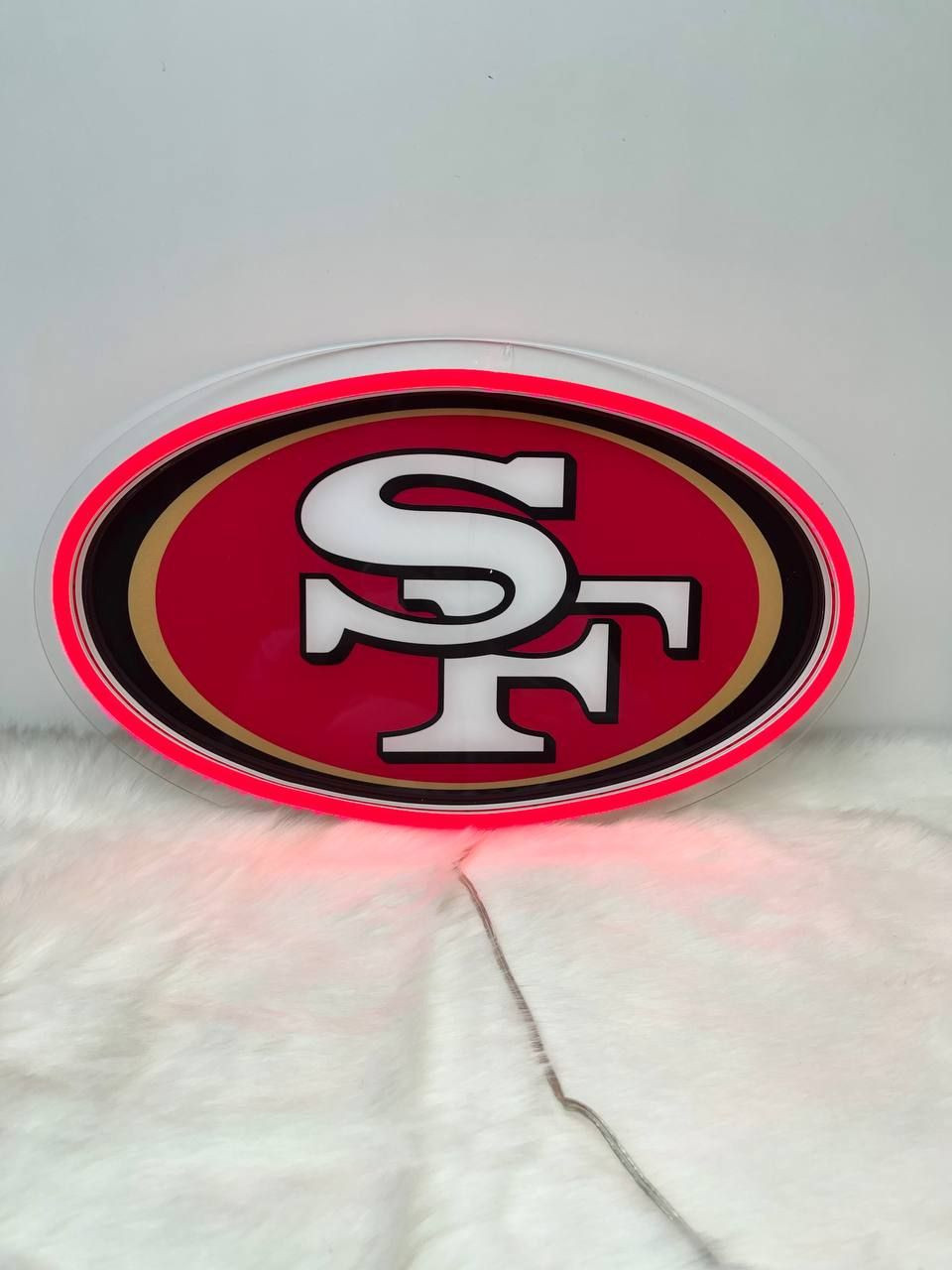 San Francisco 49ers Neon LED Sign NFL Fan Acrylic Artwork Wall Art Home Decor