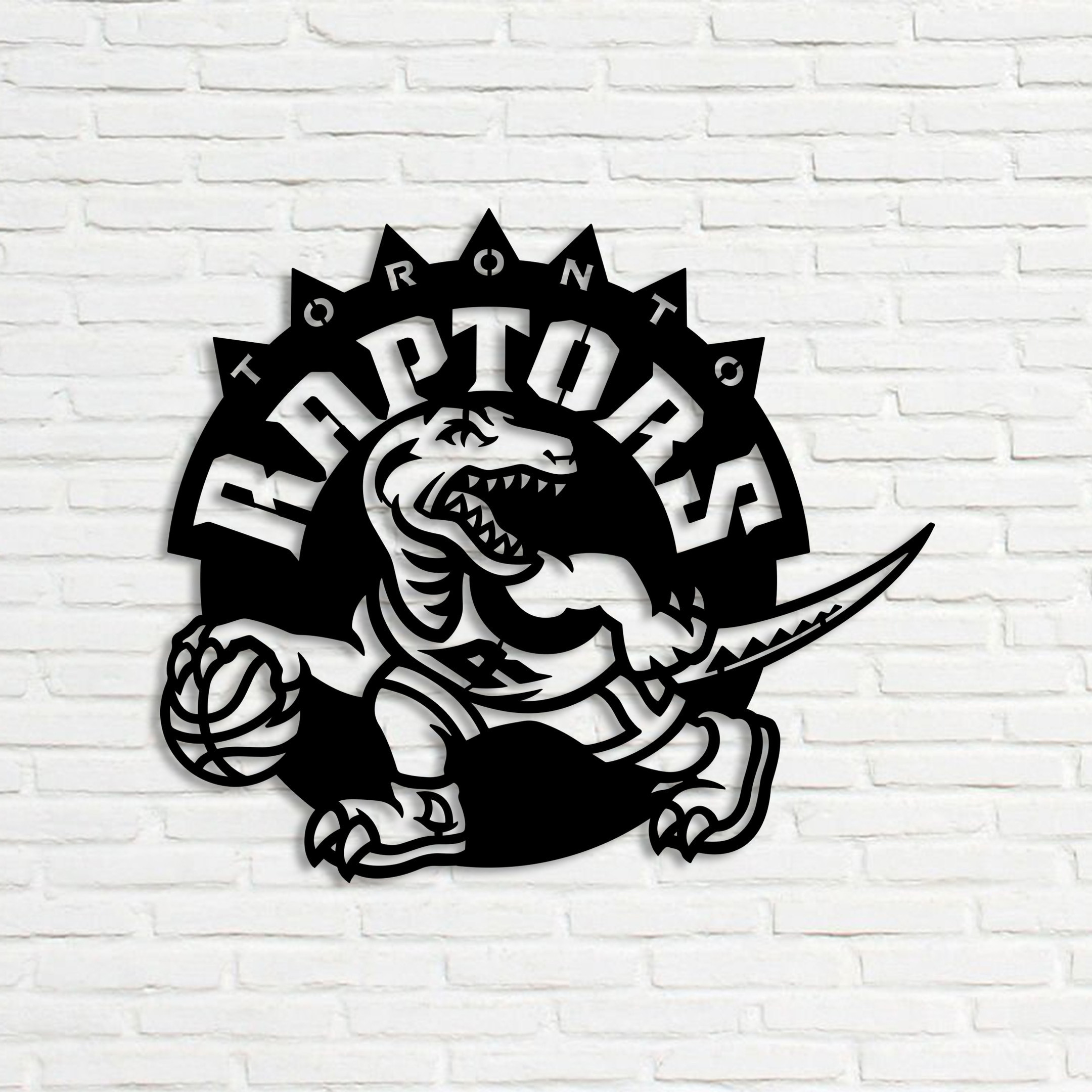 Toronto Raptors Logo Metal Sign LED Light NBA Fan Wall Art Home Decor