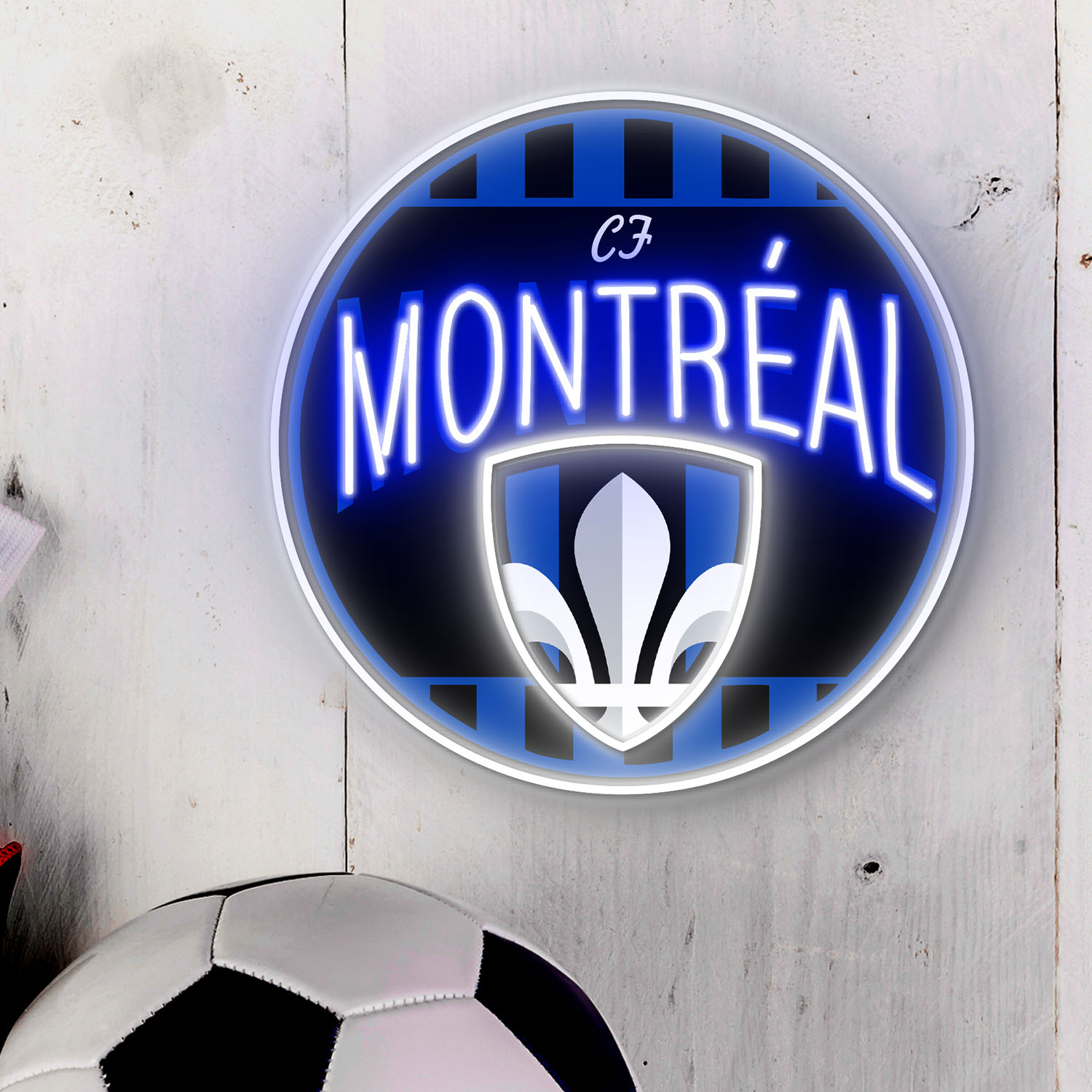 CF Montreal Retro Acrylic Neon LED Sign MLS Home Decor