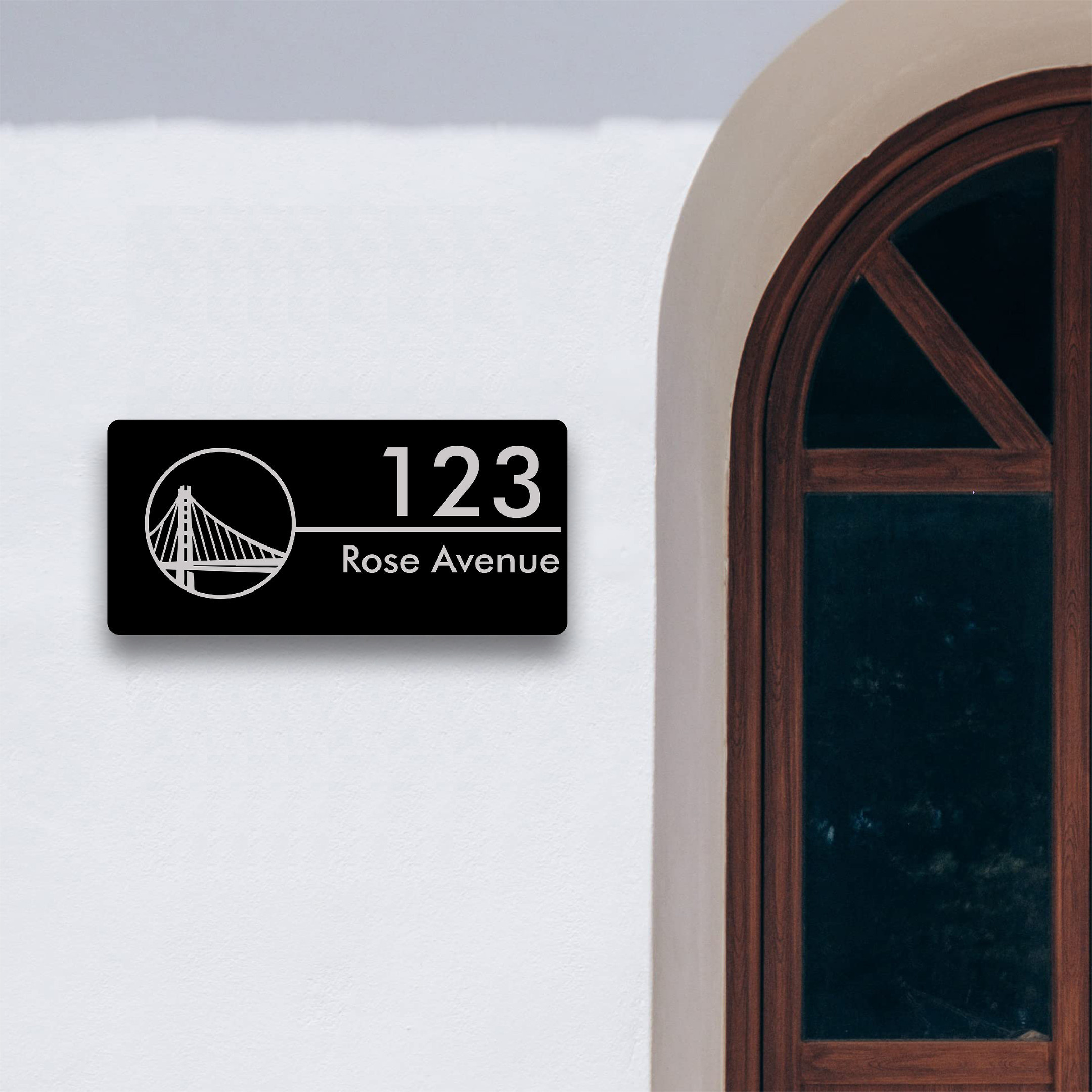 Golden State Warriors NBA Aluminium House Number Sign