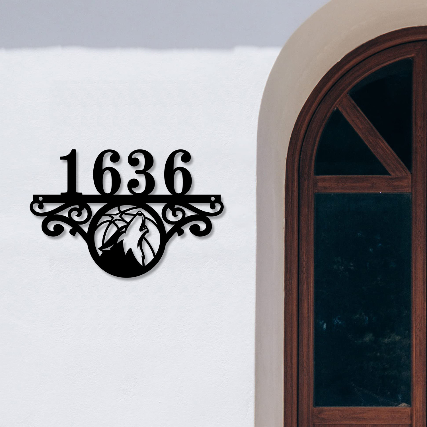 Minnesota Timberwolves NBA Monogram Metal House Number Sign
