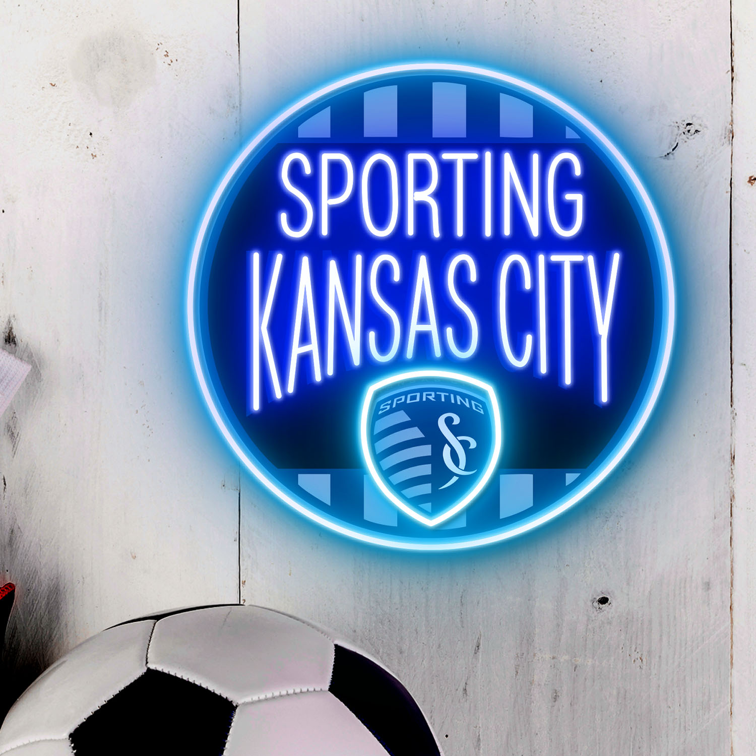 Sporting Kansas City FC Retro Acrylic Neon LED Sign MLS Home Decor