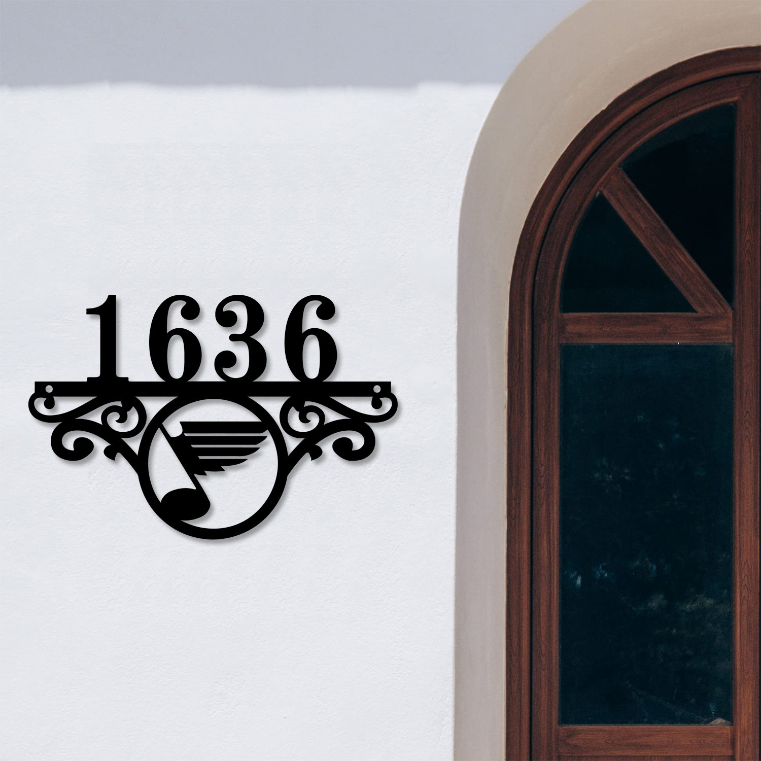 St Louis Blues NHL Monogram Metal House Number Sign