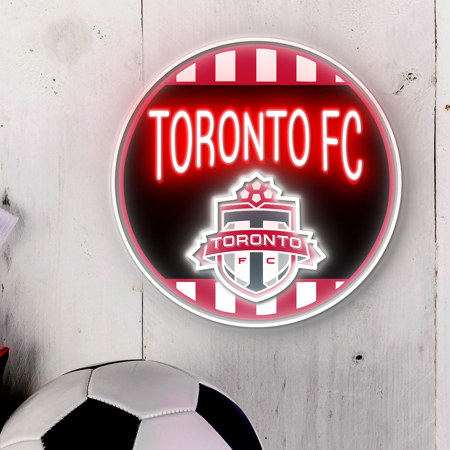 Toronto FC Retro Acrylic Neon LED Sign MLS Home Decor