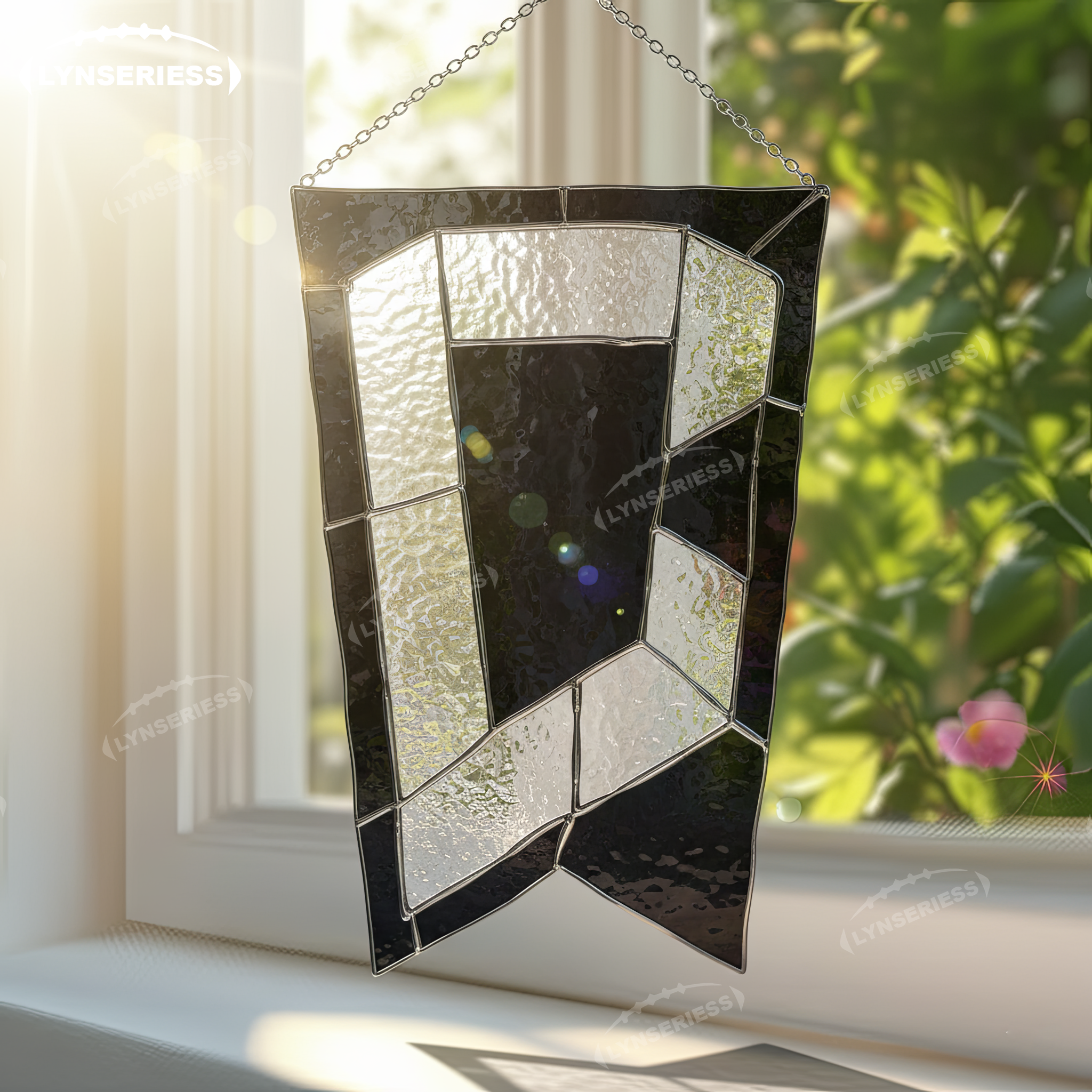 MLS Columbus Crew FC Logo Artwork Handcrafted Stained Glass Suncatcher Fan Cave Decor MLS Gift Idea