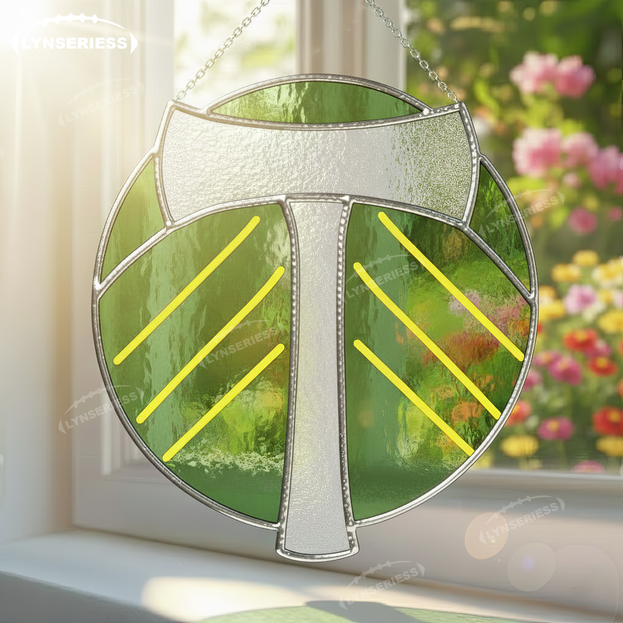 MLS Portland Timbers FC Logo Artwork Handcrafted Stained Glass Suncatcher Fan Cave Decor MLS Gift Idea