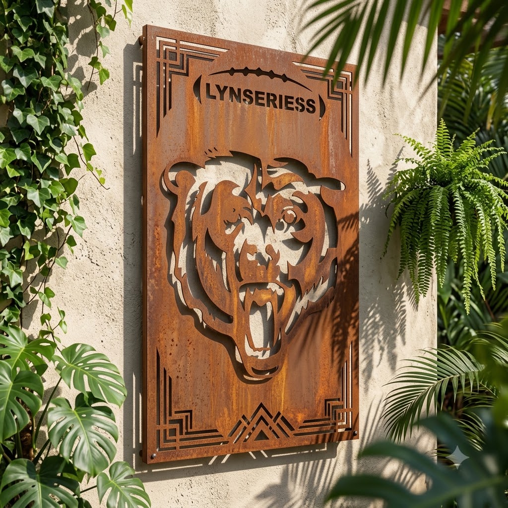 Chicago Bears Custom Logo Metal Wall Panel – NFL American Football Fan Wall Decor Gift