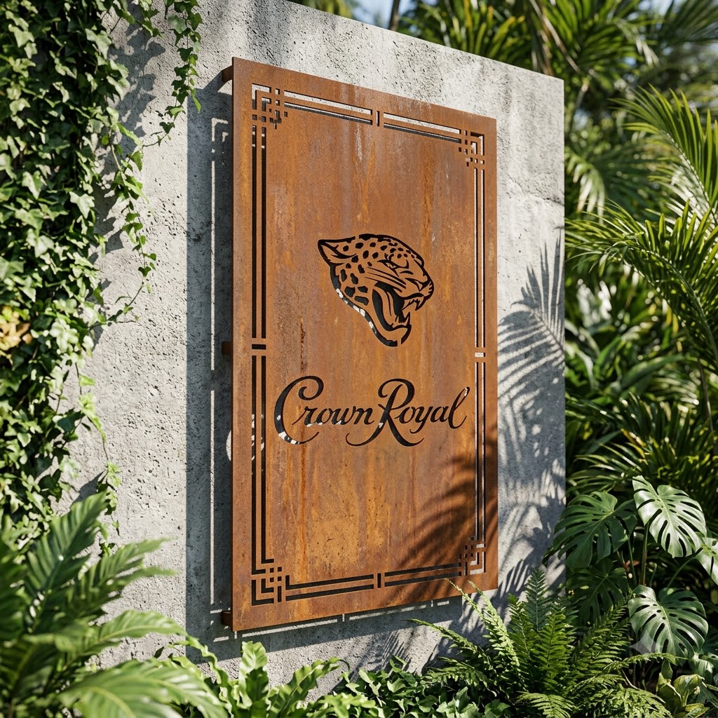 Jacksonville Jaguars Custom Logo Metal Wall Panel – NFL American Football Fan Wall Decor Gift