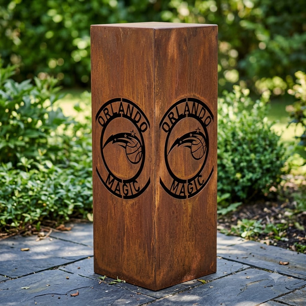 NBA ORLANDO MAGIC Garden Metal ColumnBasketball Wall Art Home Decor