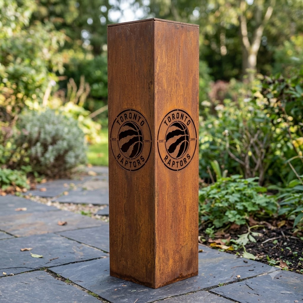 Toronto Raptors Garden Metal ColumnNBA Wall Art Home Decor