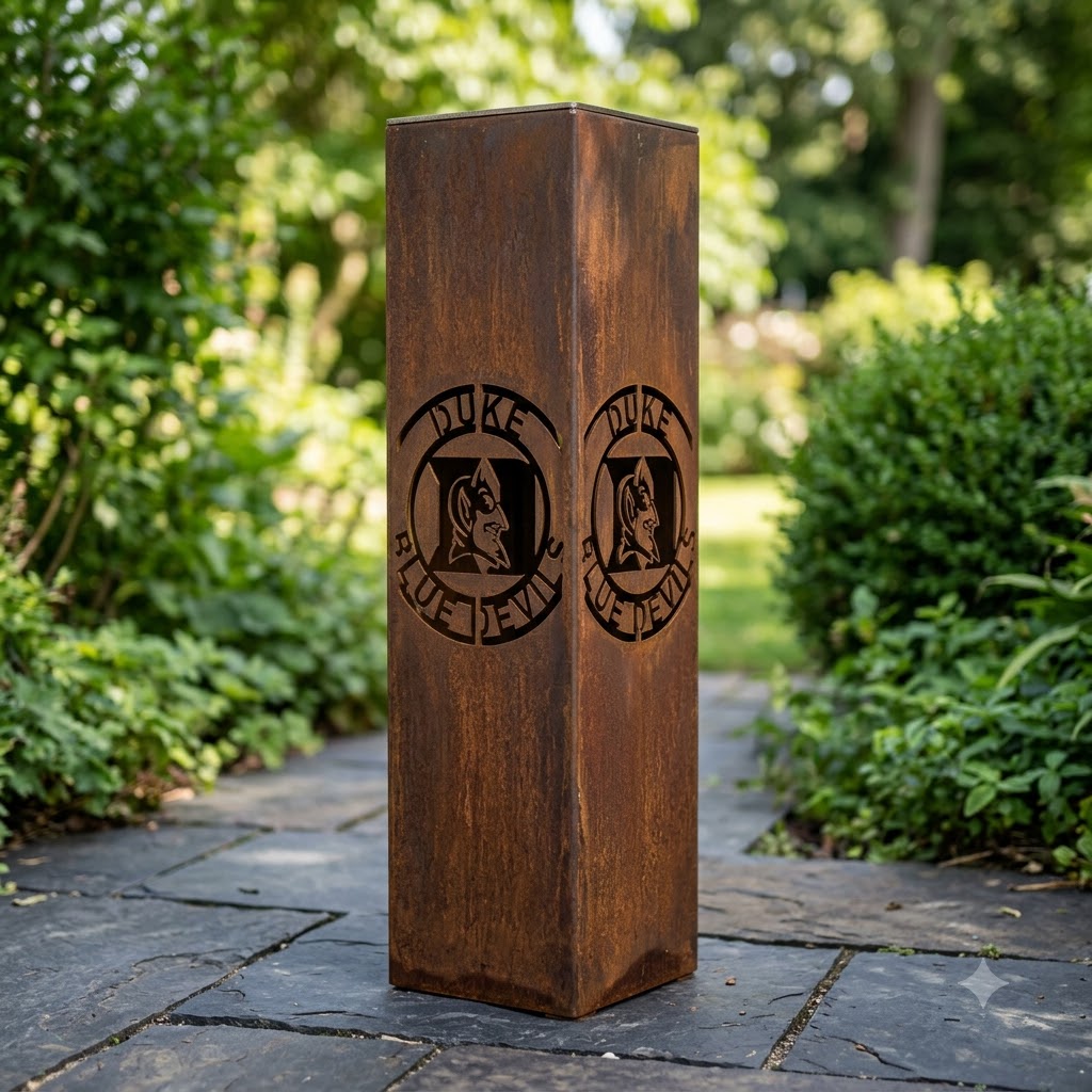 NBA Duke Blue Devils Garden Metal ColumnBasketball NCAA Wall Art Home Decor