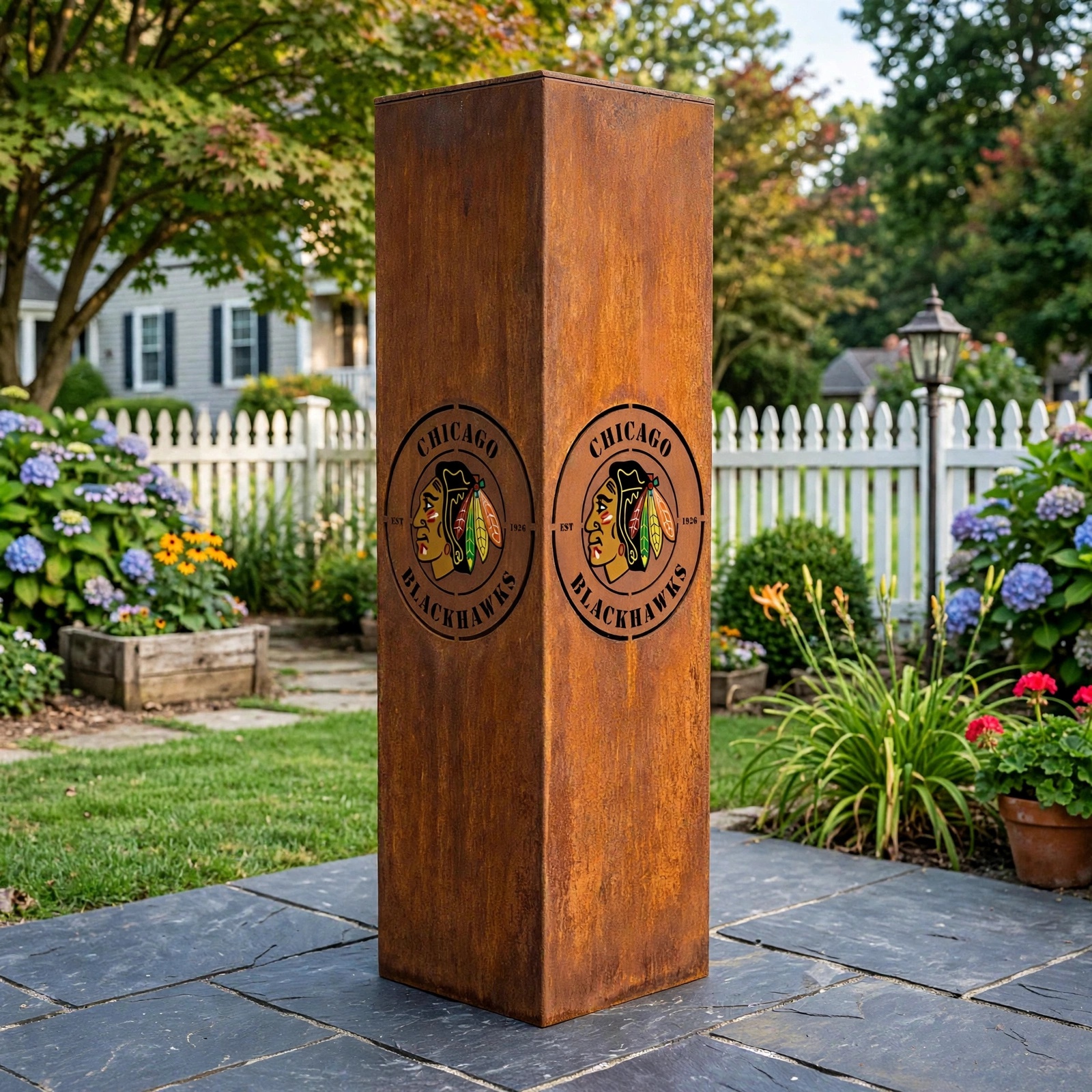 Chicago Blackhawks Metal Sign LED Light NHL Wall Art Home Decor