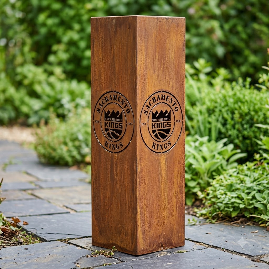 Sacramento Kings Garden Metal ColumnNBA Wall Art Home Decor
