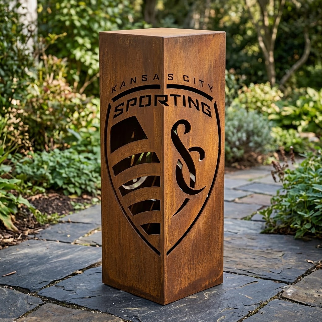 Sporting Kansas City FC Logo Metal Sign LED Light MLS Wall Art Home Decor