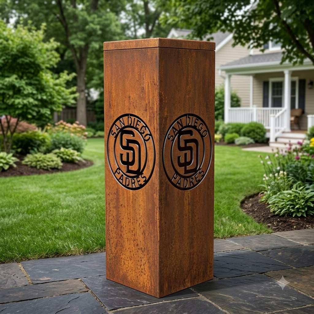 MLB San Diego Padres Metal Sign LED Light Baseball Wall Art Home Decor