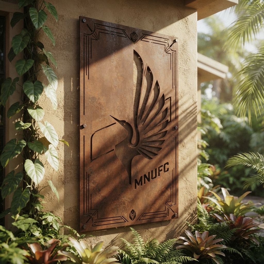Minnesota United FC Logo Custom Metal Garden Panel MLS Wall Art Home Decor
