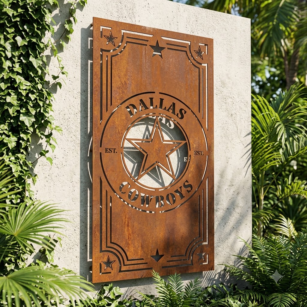 Notre Dame Fighting Irish Custom Logo Metal Wall Panel – NCAA American Football Fan Wall Decor Gift