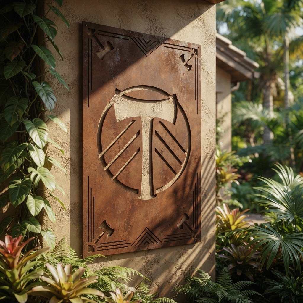 Portland Timbers FC Logo Custom Metal Garden Panel MLS Wall Art Home Decor